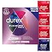 Condoms, Natural Rubber Latex Condoms, Durex Condom Pleasure Pack Assorted Condoms, 42 Count, an Exciting Mix of Sensation and Stimulation, FSA & HSA Eligible