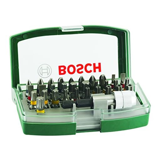 Juego de puntas de destornillador Bosch de 32 piezas con codificación de colores