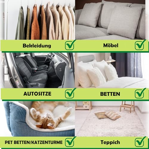 2 Stück Fusselrolle Wiederverwendbar, Reusable Lint Roller Tragbare Fusselrolle Effektives Reinigungsmittel Für Fleisch Und Haar Auf Kleidung, Möbeln Und Teppichen