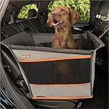 K&H Pet Products Buckle N Go Dog Car Seat for Large Dogs, Waterproof Fabric, Breathable Mesh Sides, Adjustable Seat Belt Leash, Carseat for Medium to Large Pets, Car Seat Cover - 21 X 19 X 19in