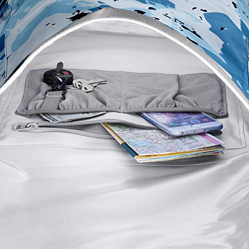 Skog Å Kust BackSåk Waterproof Backpack | 35L Blue Camo - Thumbnail 6