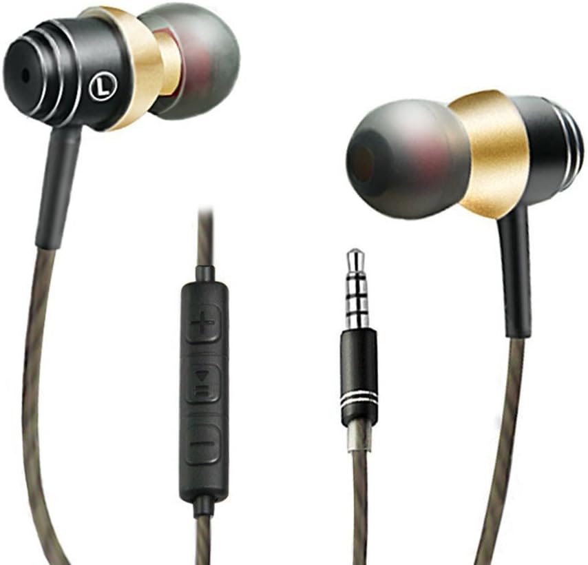 SUPNEW Earphones in Ear Headphones Earbuds with Microphone and Volume Control for iPhone Android Smartphone Tablet Laptop, 3.5mm Audio Plug Devices