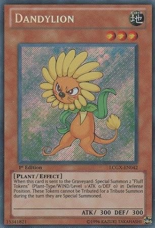 YU-GI-OH! - Dandylion (LCGX-EN042) - Legendary Collection 2-1st Edition - Secret Rare