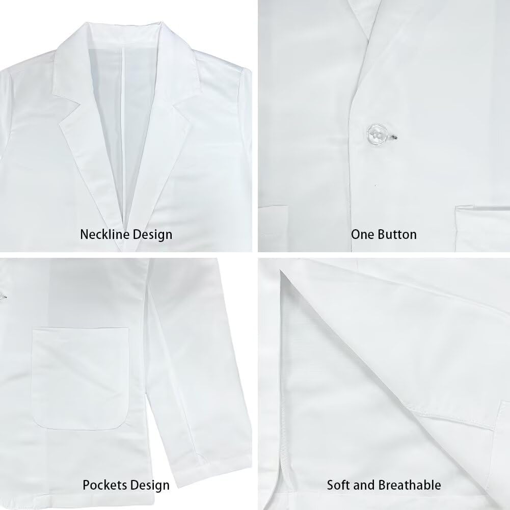 Blazer for Men One Button Notched Lapel Suit Jacket Casual Business Jackets Sports Coats Slim Fit Plus Size Blazer