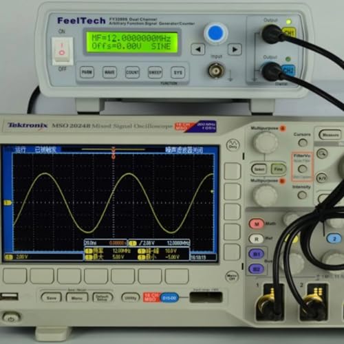 Gulitech GL-FY3200S 24M 6/12/20/24/25Mhz Digital Dds Dual-Channel Function Signal Source Generator Arbitrary Waveform/Pulse Frequency Meter(Fy3200S 24M) thumb #6