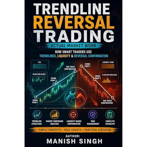 Trendline Reversal Trading &ndash; Actual Market Work Audiolibro Por Manish Singh arte de portada