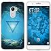 Produktbild PhoneNatic Case kompatibel mit HTC One X10 Silikon-Hülle Element Wasser M4