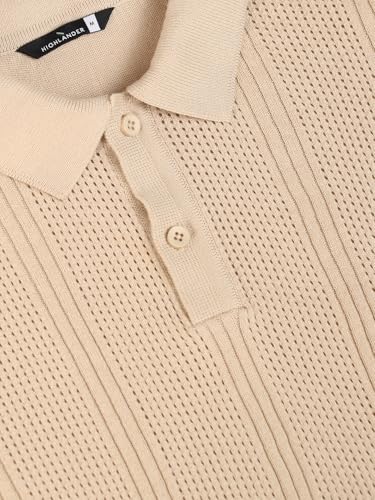 Image of Highlander Men's Polo Tshirt | Flat Knit | Regular Fit | Polo T-Shirt for Man