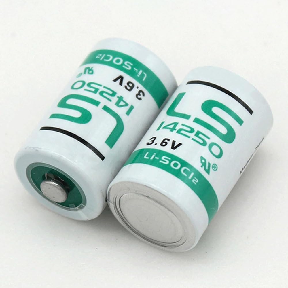 ❏ 100 Pack 3.6V LS14250 1/2 AA Batteries 1200mAh for Dog Collar Watch R9 Leash PLC Battery | Computer Memory