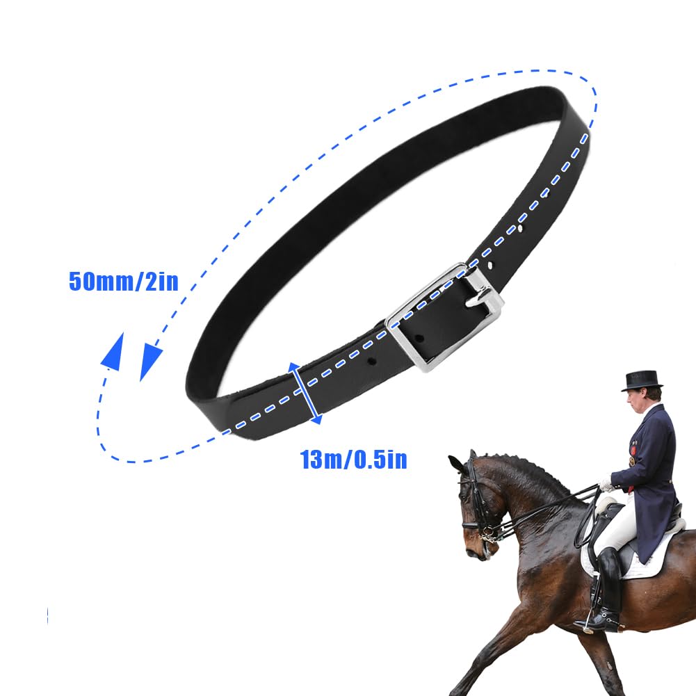 Joyzan Cinturino per Sperone Equestre, Cintura Speroni Equitazione Cinghie Equitazione Regolabile Stivali Western Cinghia Cavalli Cinture Singolo Fibbia Scuderie Equestri Pratica Quotidiana Adulti