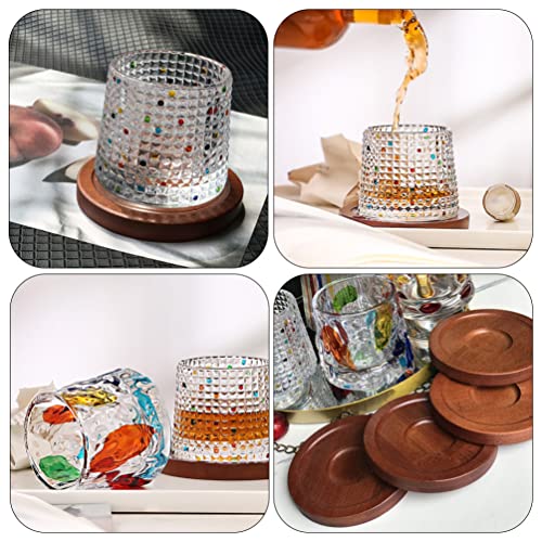1 Conjunto Copo De Uísque Giratório Copo De Vinho Copos De Uísque De Cristal Rotação Copo De Coquete