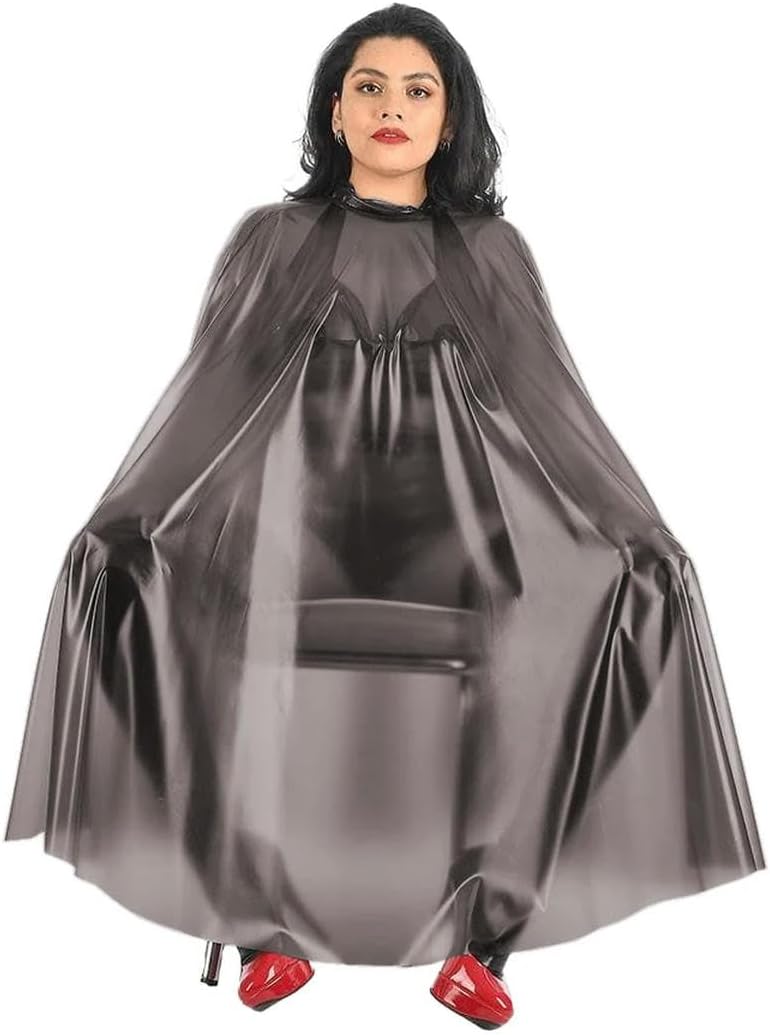 Plastic See Through Capes Sleeveless Clear Party Man Women Stage Show Costumes Customizable