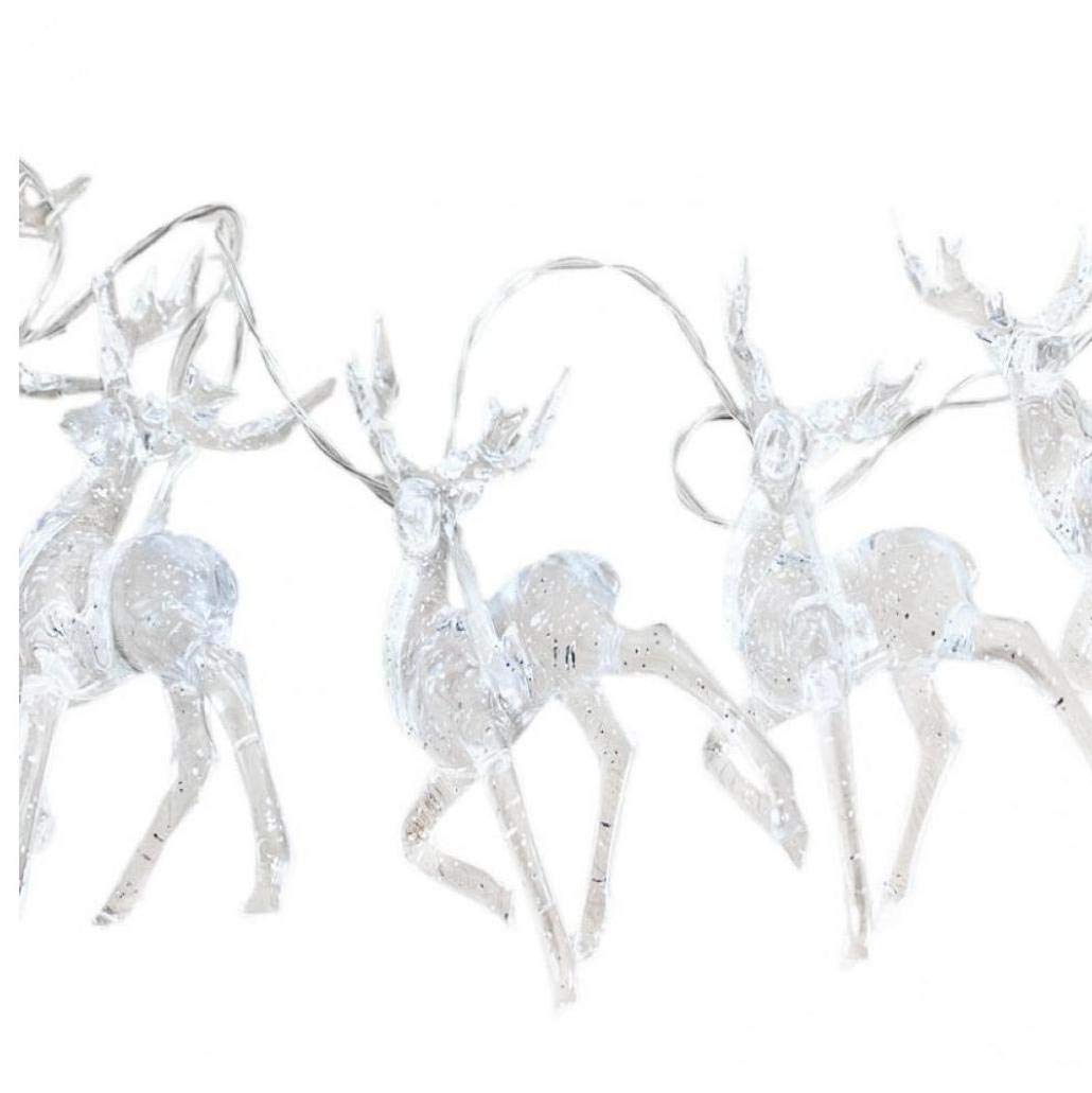 10 Led Transparent Sika Deer Battery Usb Lights 1.5m Garland Led Decoration for Christmas Garland on the Window