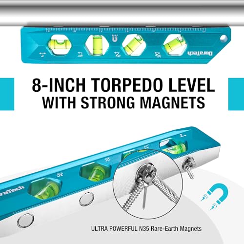 DURATECH 3-Piece Magnetic Level Set