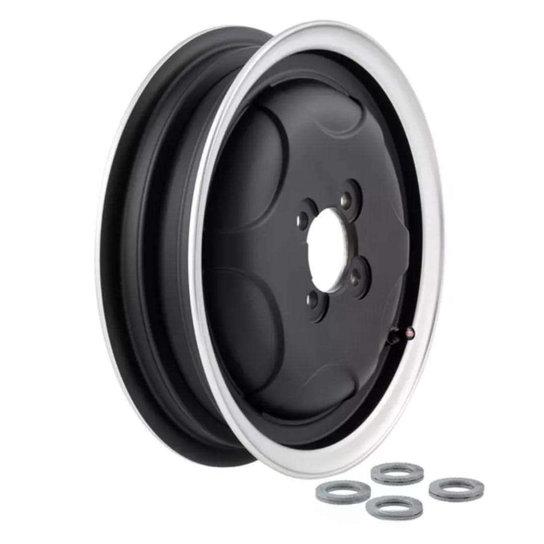 Cerchio in lega tubeless SIP 2.15-10 adatto per Vespa 150 GS MODIFICA DA 8 A 10" NERO OPACO