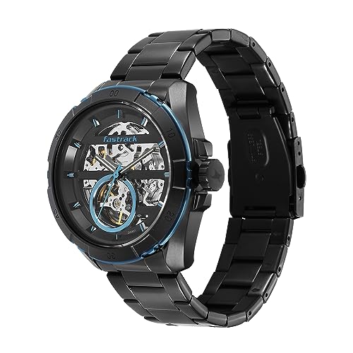Fastrack Automatic Black Dial Watch NT3297KM02 - Image 4