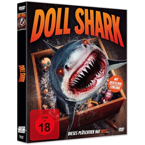 Doll Shark peluche de tiburón azul marino con funda suave tipo a 2