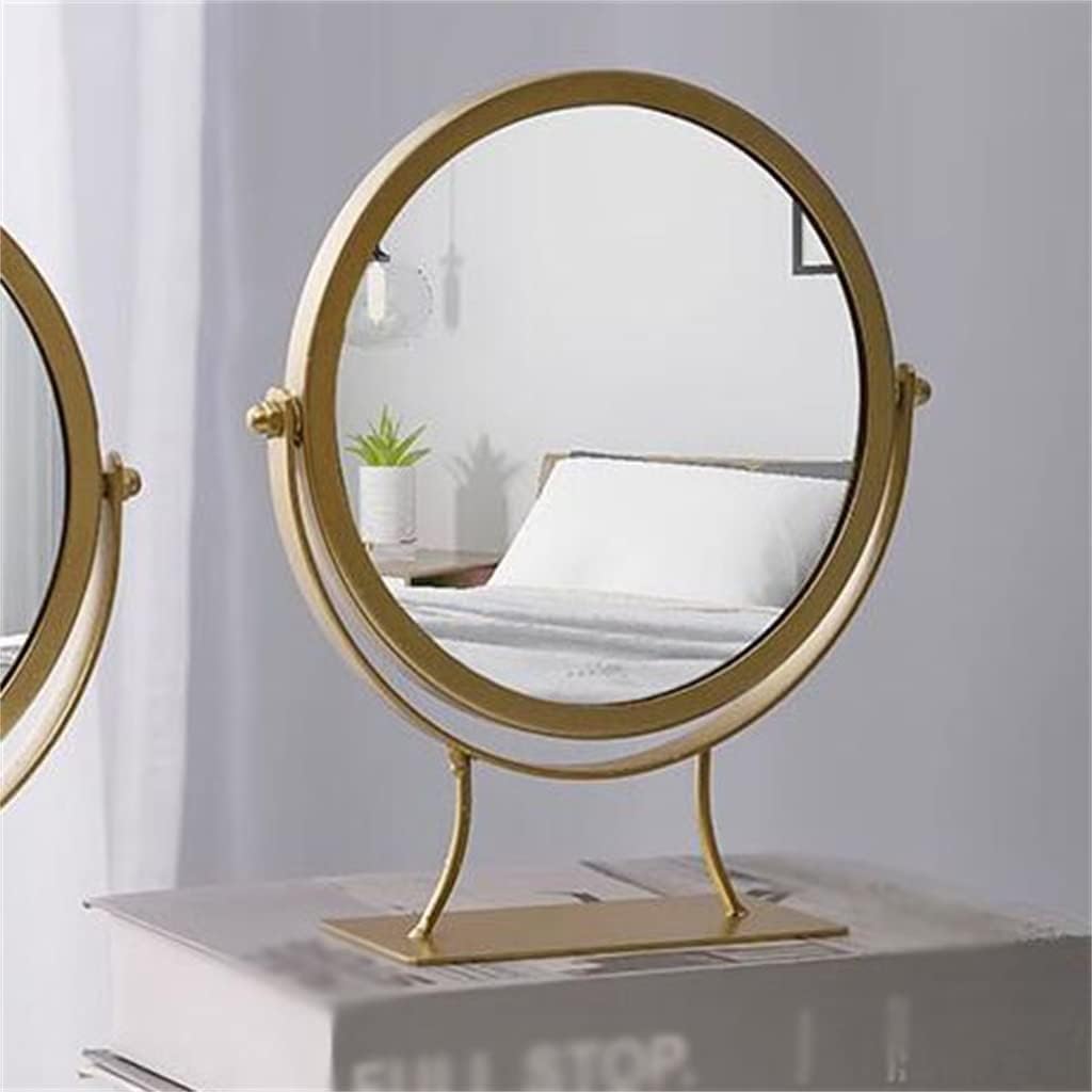 FMURY Makeup Mirrors Dressing Table Opening red Storage Tray Entrance Mirrors Key Tray Cosmetics Storage Rack
