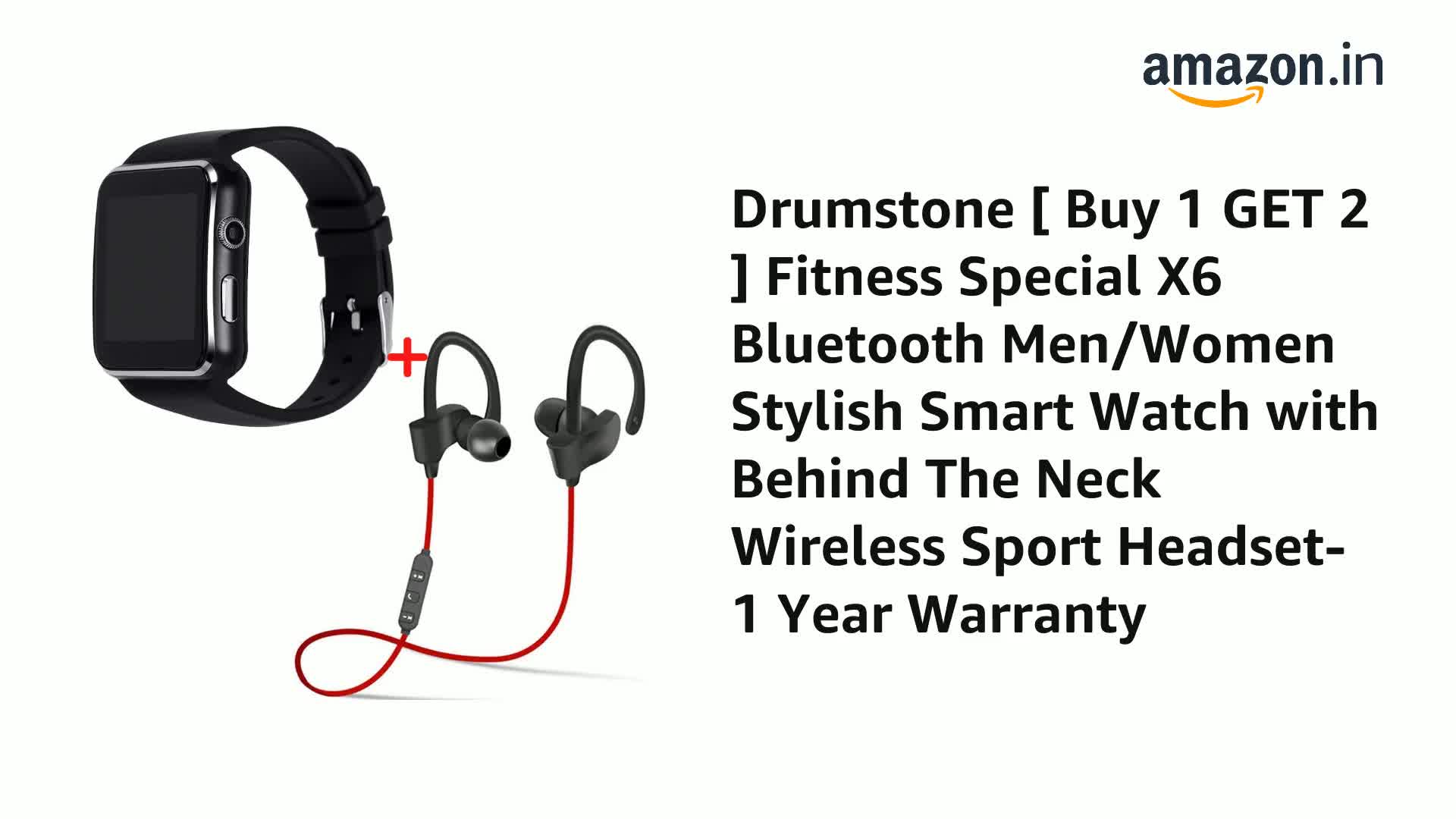 drumstone bluetooth smart watch