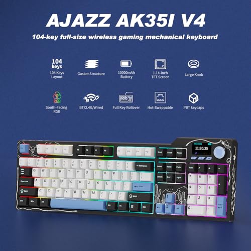 Teclado Mecánico DAIDAI AK35I V4 Full Size Inalámbrico miniatura 2