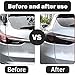 PYALXDN 1 Pcs Car Light Tint Film 12 X 48inch,Cuttable&Stretchability Car Headlight Taillight Fog Light Vivid Vinyl Wrap Protector,Non-Marking Self-Adhesive Decals Car Decor mit squeegee,Matte Black