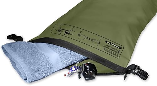 Miniatura 3 de EcoGear FX Bolsa seca impermeable resistente serie Voyager  Bolsa de compresión duradera  Kayak, rafting, canotaje, senderismo, pesca y camping