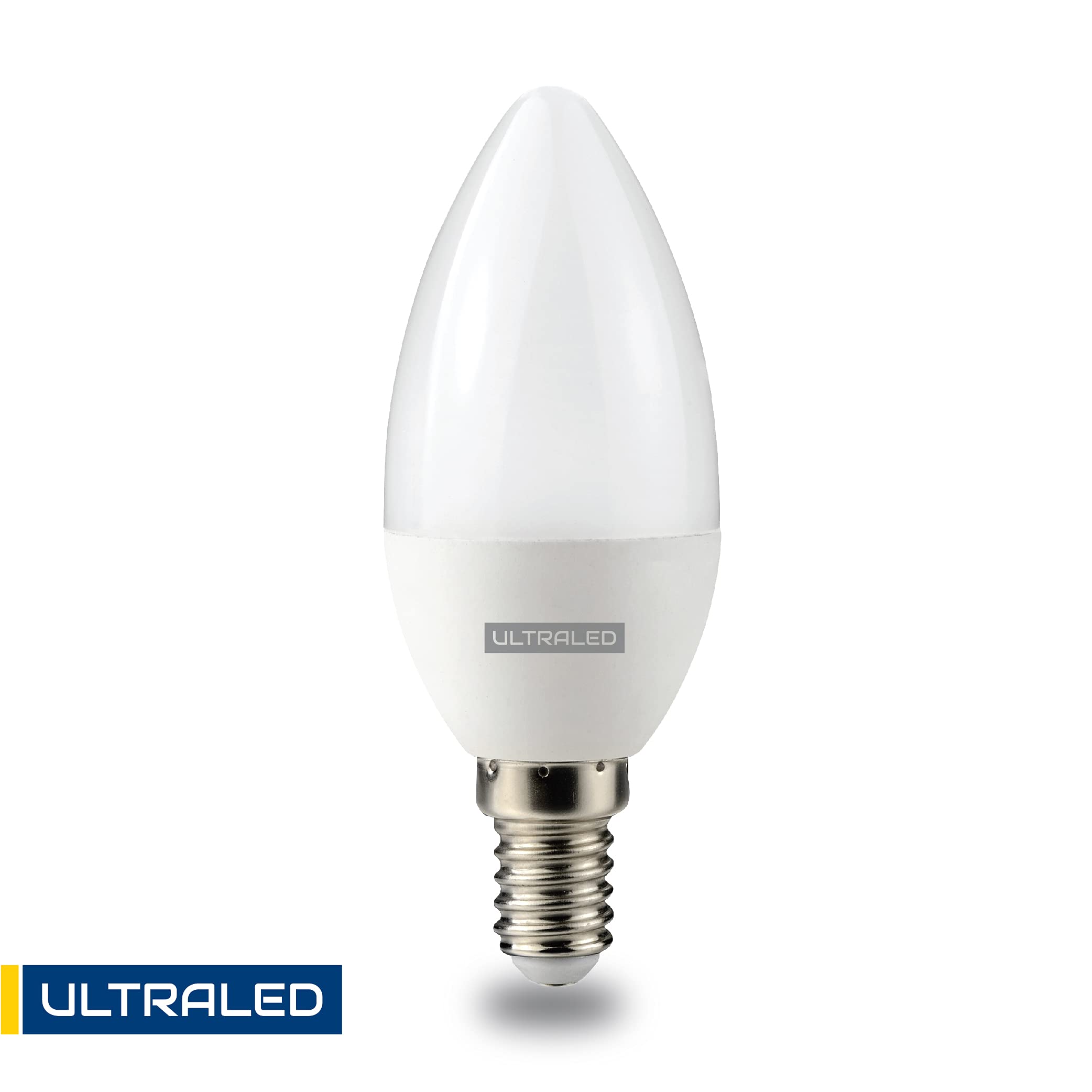 ULTRALED Set 20 Lampadine LED E14 Candela – 5W (Equivalente 35W) – 3000K Luce Calda – 360 Lumen – Non Dimmerabili