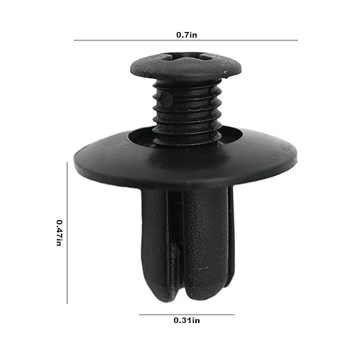 Miniatura 4 de Vkinman B092-51-833 Clips de revestimiento de guardabarros, 20 unidades, repuesto para Ford Kia Hyundai Elantra Genesis Sonata Hyundai Santa Fe