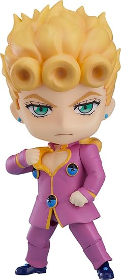Amazon Com Medicos Jojo S Bizarre Adventure Golden Wind Giorno Giovanna Nendoroid Action Figure Toys Games
