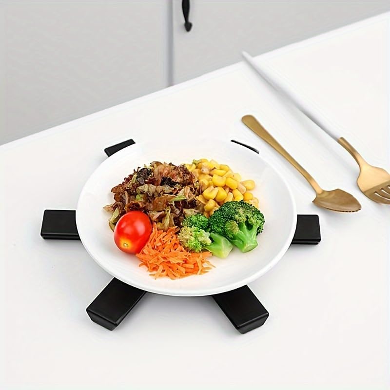 Jerliflyer Alfombrilla plegable portátil, almohadilla térmica plegable creativa para cocina, restaurante, cena