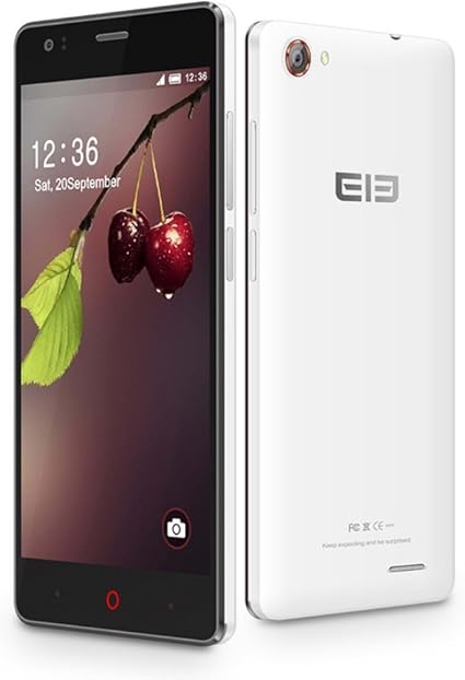 Amazon Quad Core 3g 対応simフリー 2スロット搭載スマホ 500万画素 カメラ 4 5インチips液晶 ホワイトelephone G1 Wt Android4 4 2 Ktkat搭載bluetooth Gps テザリング搭載 完全日本仕様 Elephone スマートフォン本体