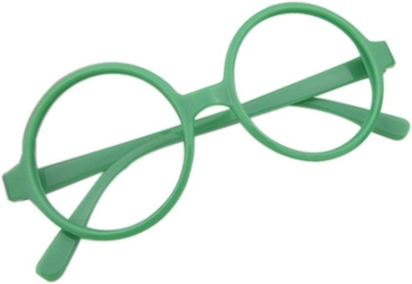 Wansan 1pc Stylish Boys Girls Children Kids Party Accessories Big Round Glasses Frame No Lenses