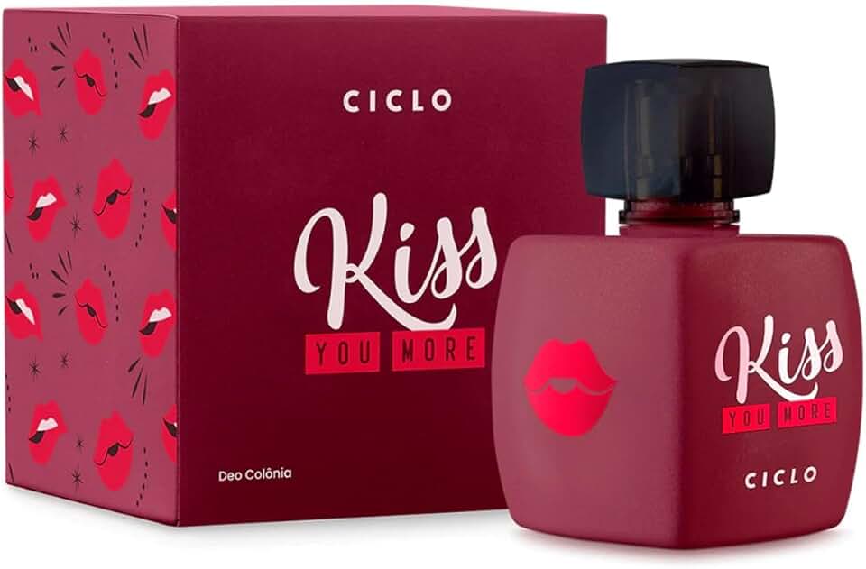 Perfume Deo Colônia Kiss You More Feminino 100ml Ciclo Cosmeticos