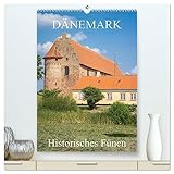  Dänemark - Historisches Fünen (hochwertiger Premium Wandkalender 2025 DIN A2 hoch), Kunstdruck in Hochglanz: Fünen, die drittgrößte Insel Dänemarks ... Heimat der Wikinger. (CALVENDO Orte)