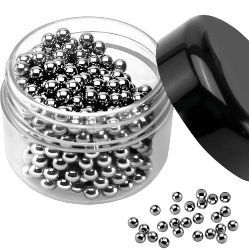 1000Pcs Decanter Cleaning Balls, 2mm Reusable 304 Stainless Steel Magic Balls for Cleaning Decanters, Quick and Scratch-Free Clean for Wine Bottle, Carafe, Glassware, Goblets, Vases and Narrow
