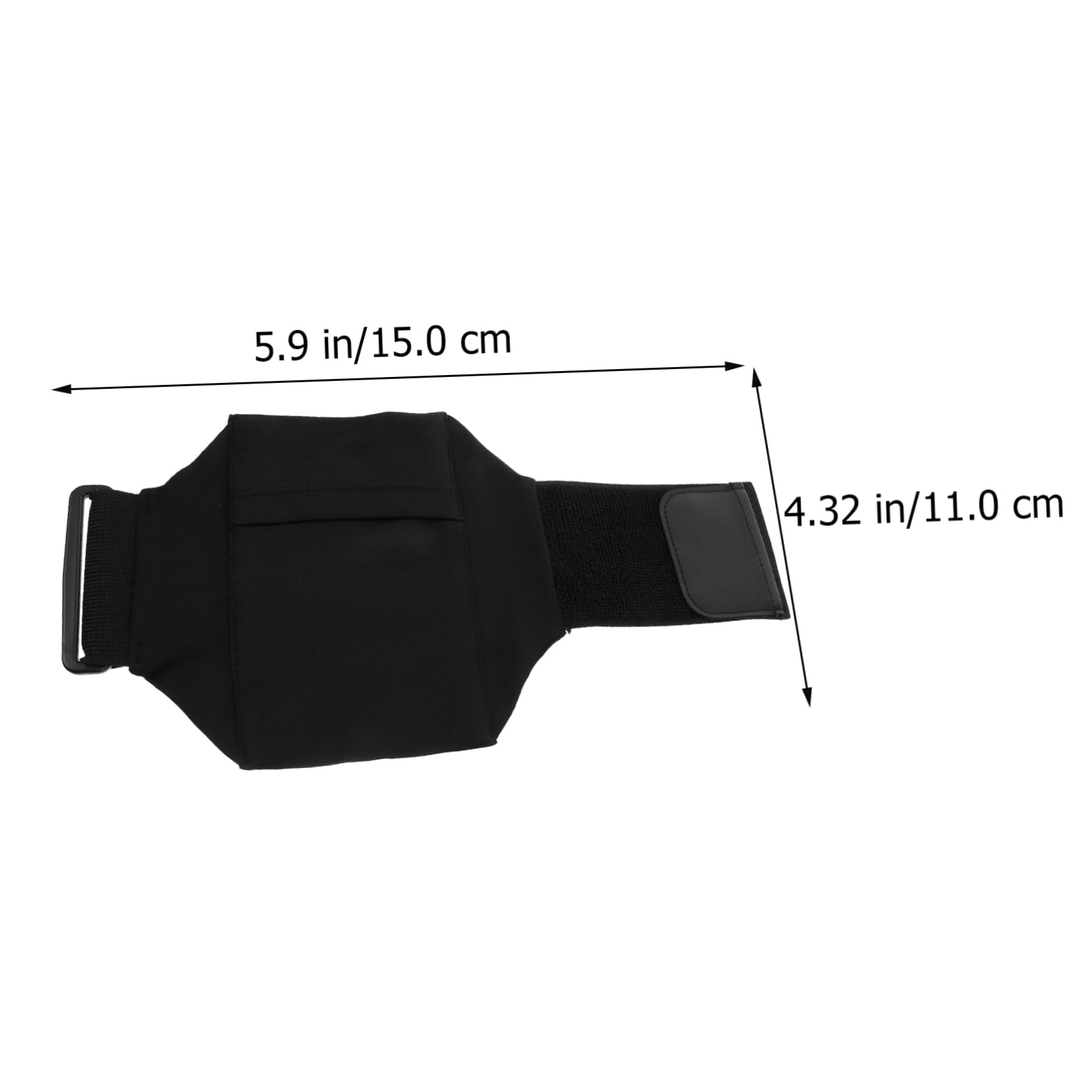 ifundom 3 Set Borsa da Gamba per Cellulare Cintura da Corsa per Telefono Porta Cellulare con Fascia da Gamba Sport Borsa da Gamba All'aperto Borse da Gamba Colla Antiscivolo Nero 2 Pezzi*3