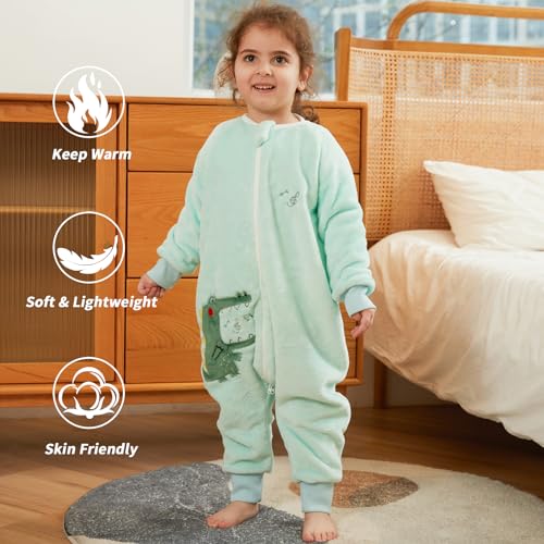 Combinaison pyjama enfant et gigoteuse à pied hiver de 0-6 ans