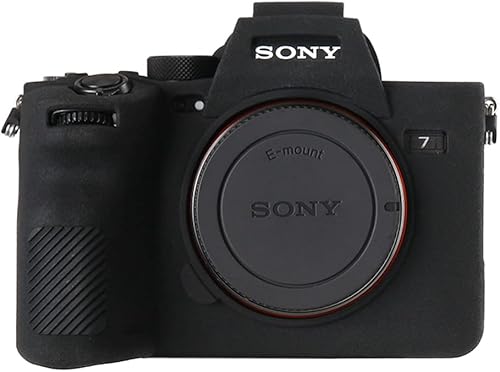 Miniatura 7 de Funda de cámara para Sony A7RV A7R5 - Funda protectora de silicona DSLR, jaula desmontable, a prueba de golpes, a prueba de polvo (negro)