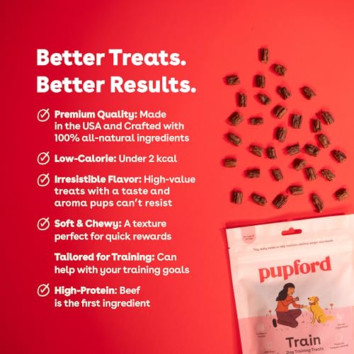 Image of Pupford Soft & Chewy Training Treats for Dogs & Puppies (Beef, 10 oz)