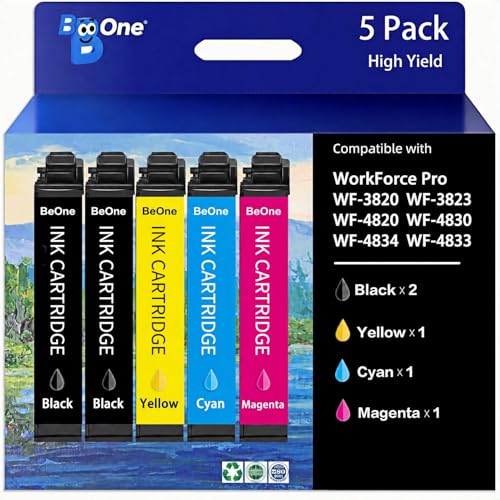 Cartouches 822XL Epson reconditionnées BeOne pour imprimantes WF-3820 WF-4820