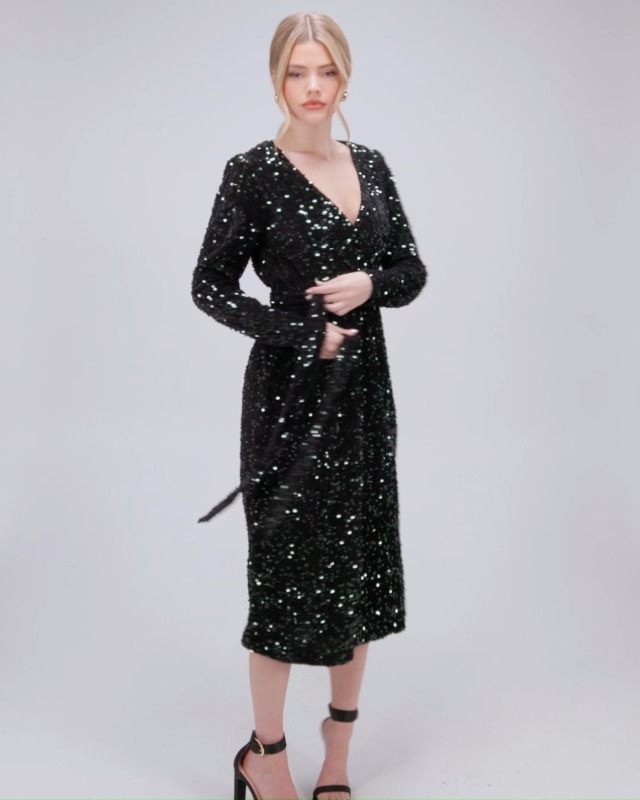 Dorothy Perkins Velvet Sequin Wrap Midi Dress, 8, Bottle Green : Amazon.co.uk: Fashion Dorothy Perkins Velvet Sequin Wrap Midi Dress, 8, Bottle Green : Amazon.co.uk: Fashion