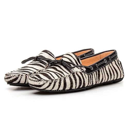 Mocassim Feminino Florença Em Couro Zebra Savelli