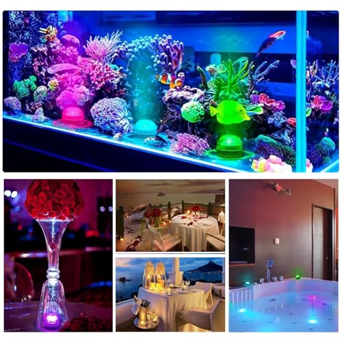Luzes de água, luzes de disco à prova d'água,Luzes de banheira de hidromassagem que mudam de cor |