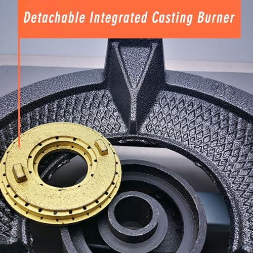 Portable Gas Stove,Cassette Stove,Max 136,480BTU Single Burner Cassette Stove Piezo-Ceramic Ignition for Camping Cooking Car Travel Home and Apartment (Color : LPG)