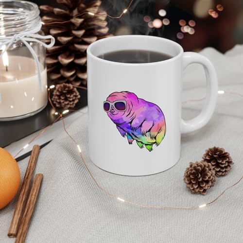 Ceramic Coffee Mug 11oz Funny Tardigrade Microbiology Science Teacher Present Water Bear Scientst Gift Biology Professor Novelty Science Gift Nerd Mug - Image 5