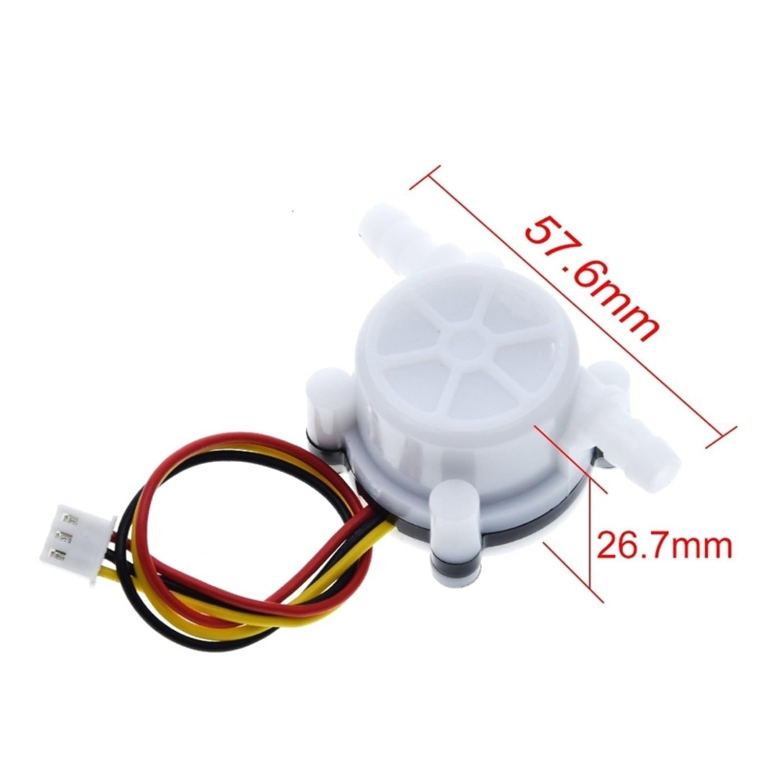 Flow Sensor Meter Digital Pipeline Water Flow 0.1-6L/min Less Than 1.75 M-pa 6mm Water Flow Sensor Meter