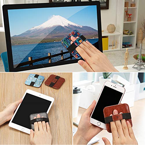 Image of Fintie Screen Cleaning Pad, Soft Cloth Wipes for iPad, iPhone, MacBook, Tablets, Laptop Screen, Screen Cleaner with Elastic Strap for Cellphone, Tablet, Computer, Switch, Camera, TV Screens, 4 Pack | Microfiber Wipe Cleaning with Elastic Strap for iPad, iPhone, MacBook, Tablets, Laptop, Monitor (Blossom)