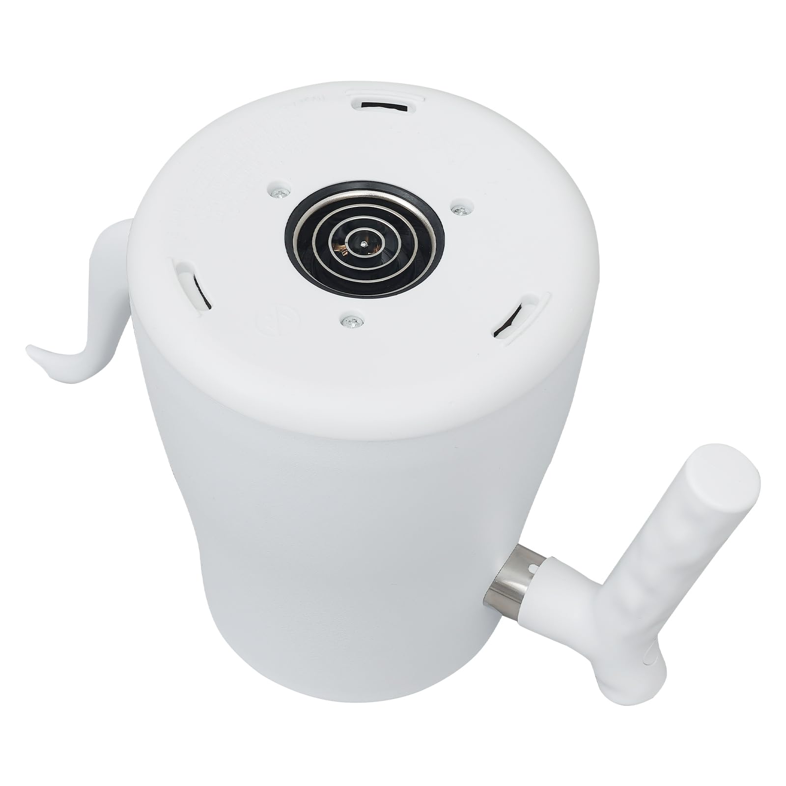 Schwanenhals bollitore elettrico, in acciaio inox con regolazione della temperatura 40-100°C, riscaldamento rapido da 1000 W, capacità 1 l, con display LED e funzioni di sicurezza (bianco)