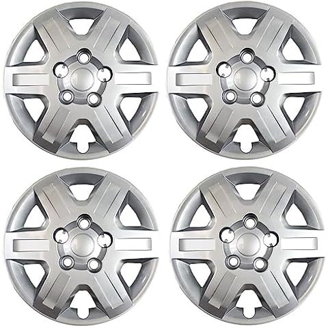 Gevog 4pcs 16" Silver Hubcaps Wheel Covers Compatible with 2008-2010 Town & Country 2008-2013 Grand Caravan Cover