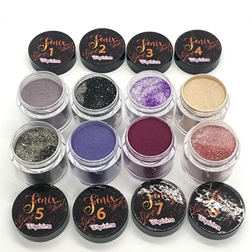 Wapizima Nails Fenix Acrylic Collection 8 frascos 7 g c/u miniatura 3